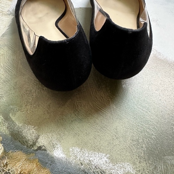 Francesco Russo Suede black & clear PVC pumps size 6.5 - Picture 9 of 14